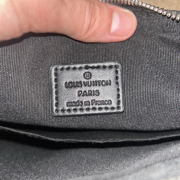 Louis Vuitton trio messenger monogram eclipse reverse gray, will take lower - Picture 7 of 8